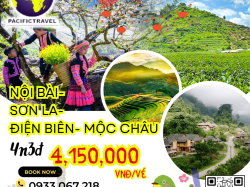 [LAND] SƠN LA - ĐIỆN BIÊN - MỘC CHÂU 4N3Đ
