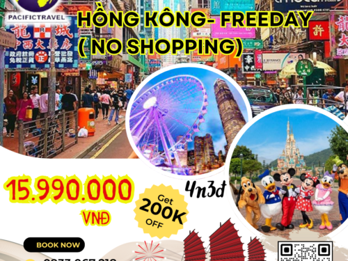 TOUR HONGKONG – FREEDAY 4N3Đ